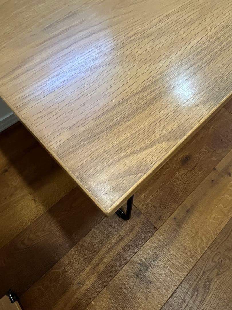 無印良品 MUJI 折りたたみテーブル160cm オーク材②