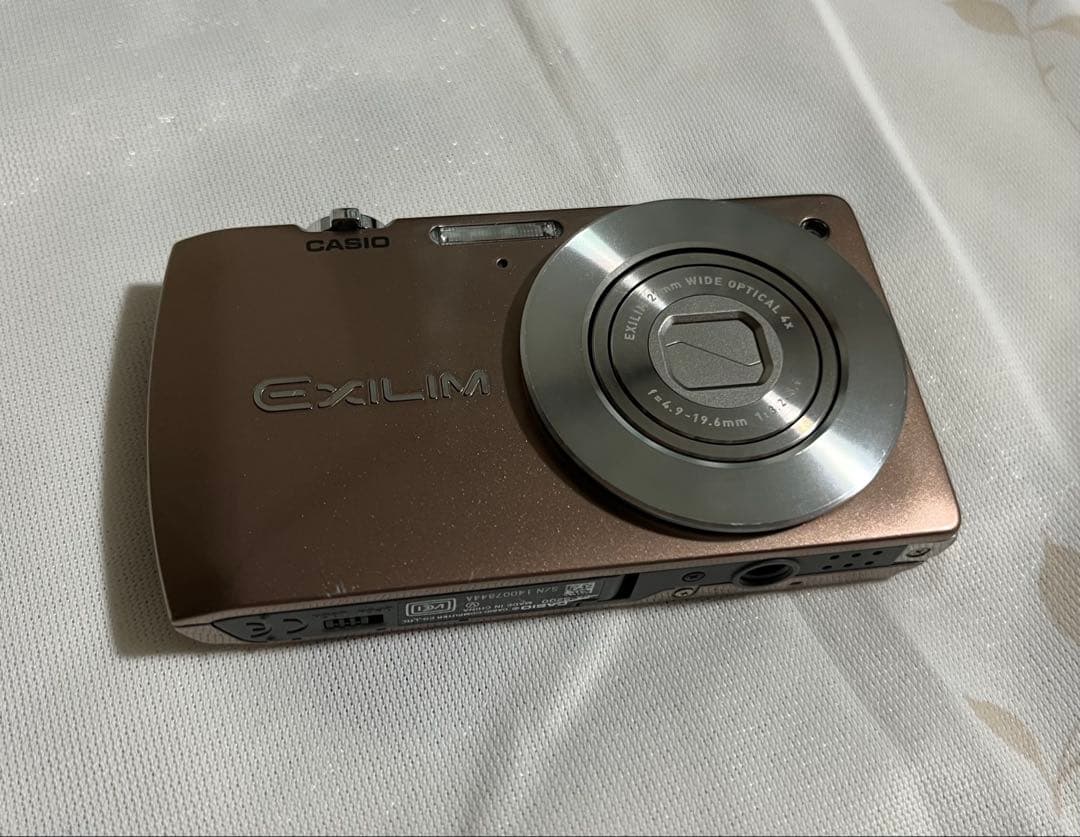 CASIO EXILIM コンパクトデジタルカメラ ブラウン