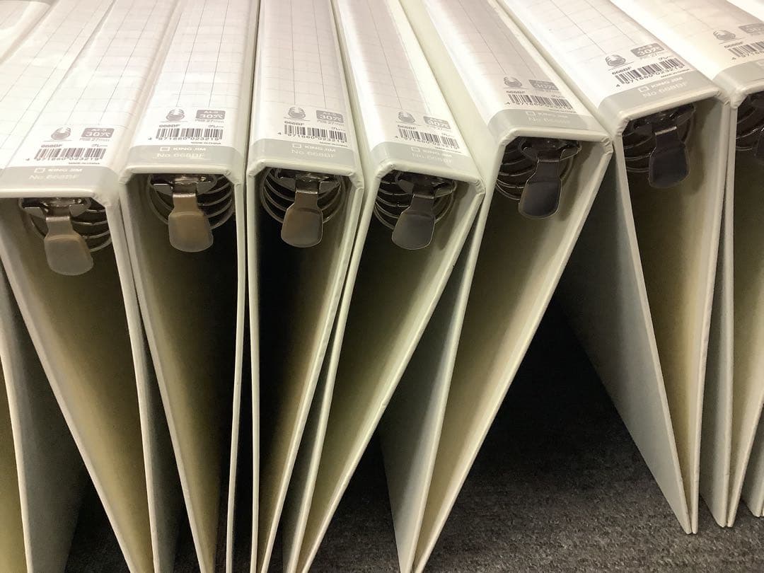 キングジム　668BF A4-S 30穴 リングバインダー 33冊セット