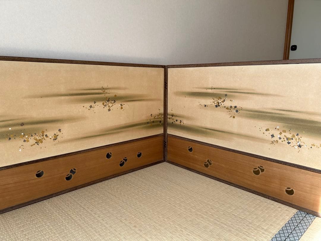 茶道　風炉先屏風　ふろさきびょうぶ