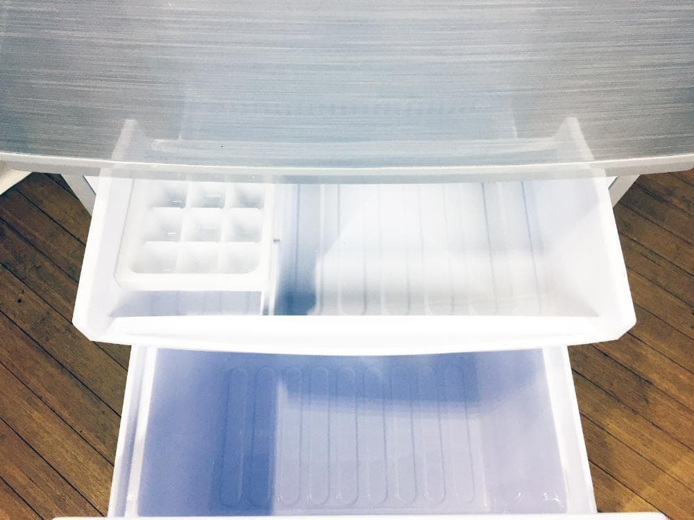 送料無料★美品中古★SHARP 137L 2ドア 冷蔵庫【SJ-14Y-S】