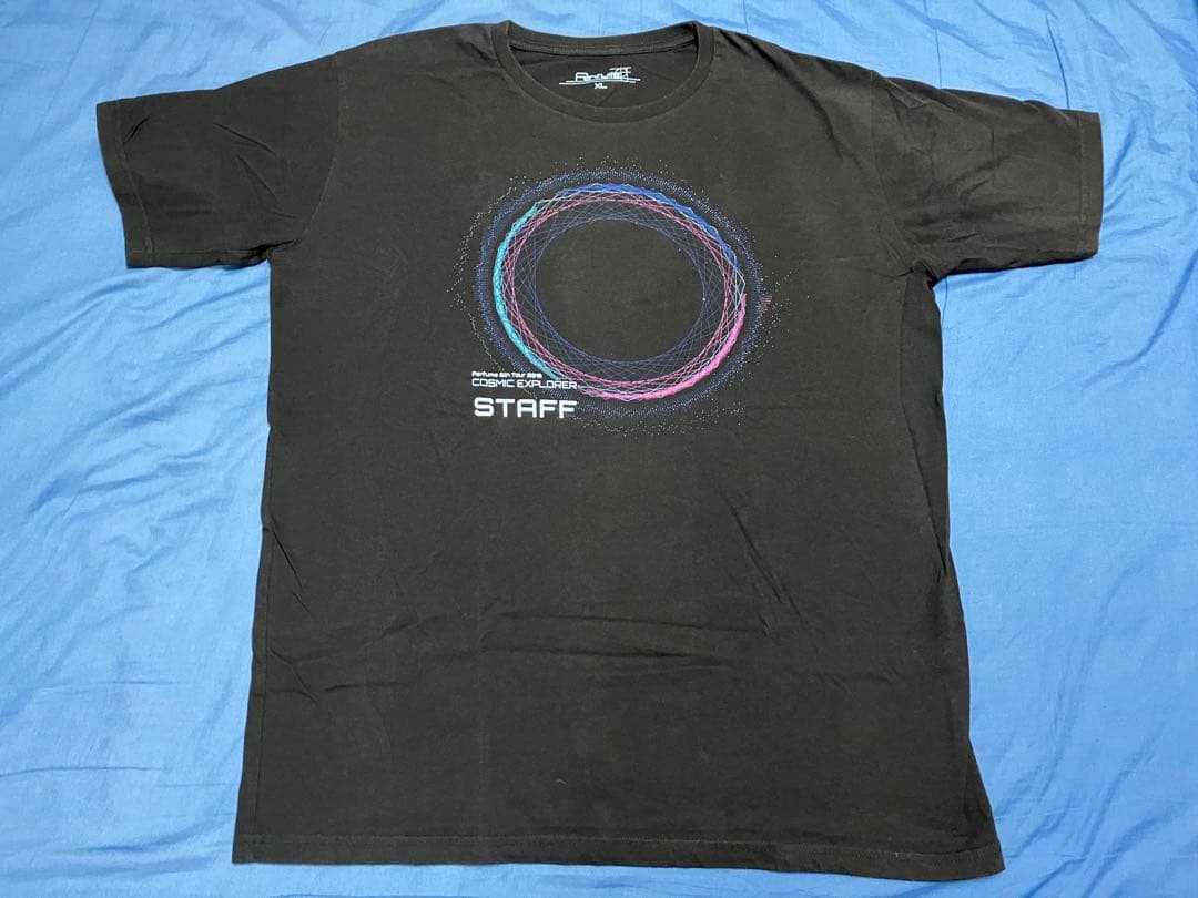 Perfume Tシャツ 黒 XL ※ツアースタッフ専用T