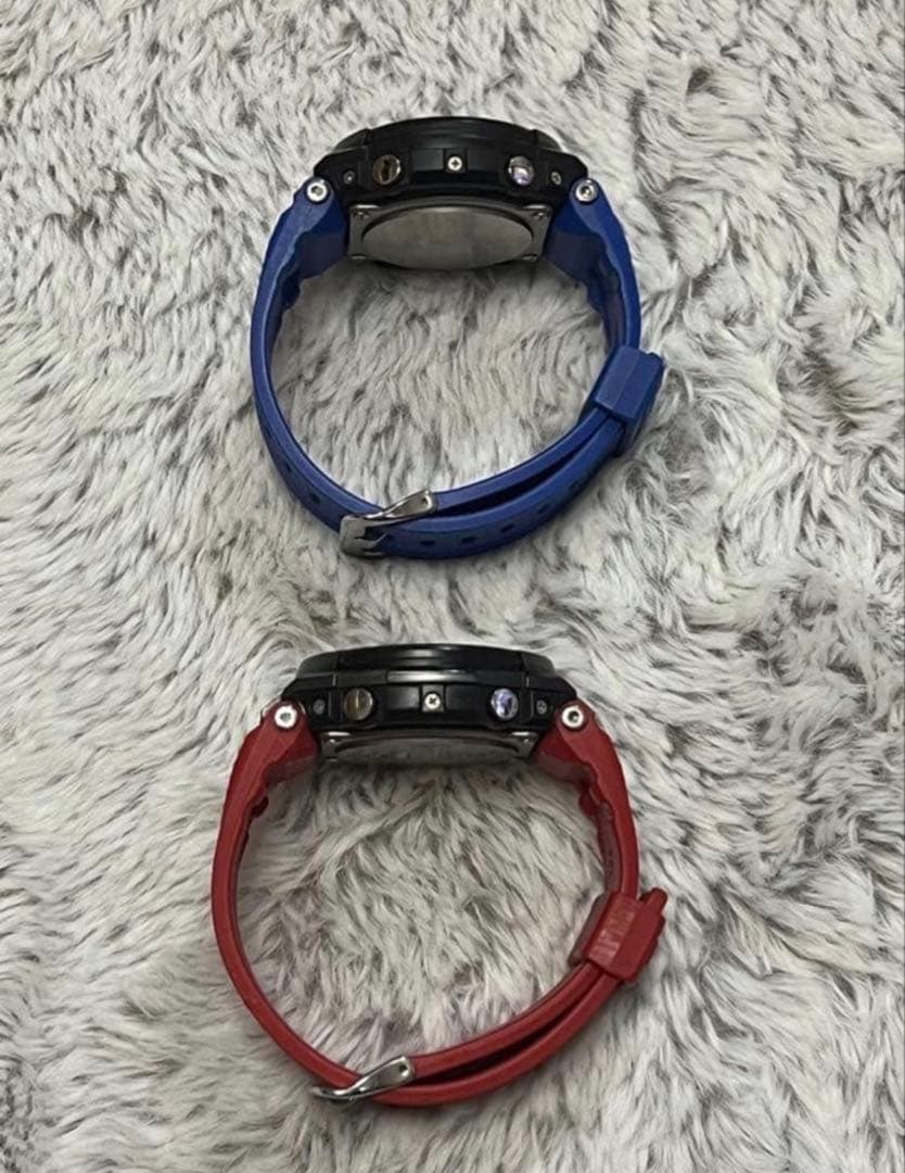 【2本セット】G-SHOCK GST-W300G ブルー とレッド