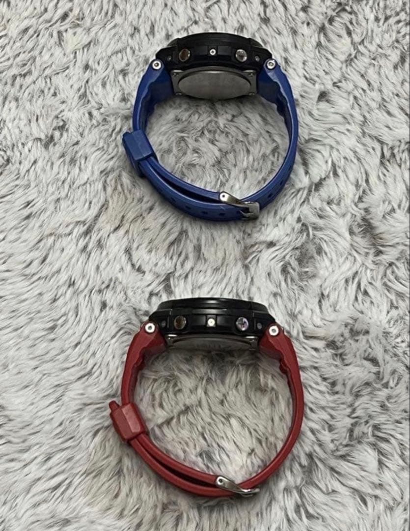 【2本セット】G-SHOCK GST-W300G ブルー とレッド