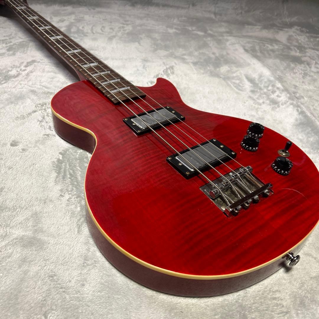 【希少】GrassRoots レスポールベース フレイムメイプル レッド