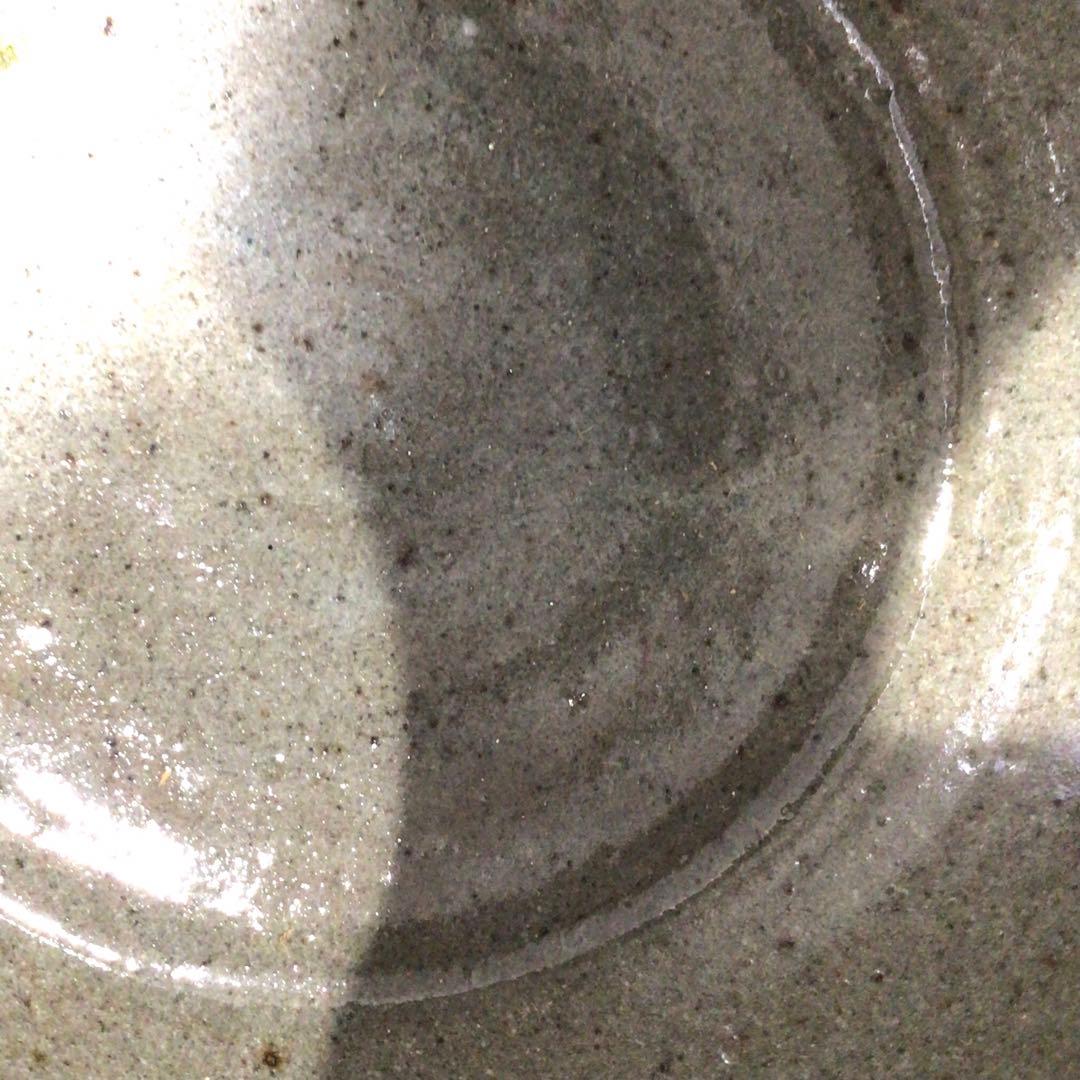 Ｐ４４７　水指　『唐津焼』『内山仙鶴造』『耳付水指』　共箱　茶道具