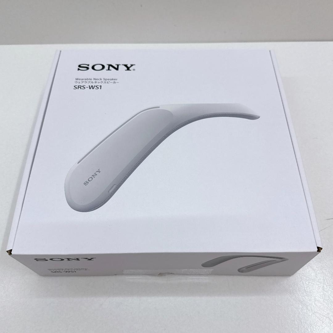 【極美品】SONY SRS-WS1 ウェアラブルネックスピーカー　ソニー　箱あり