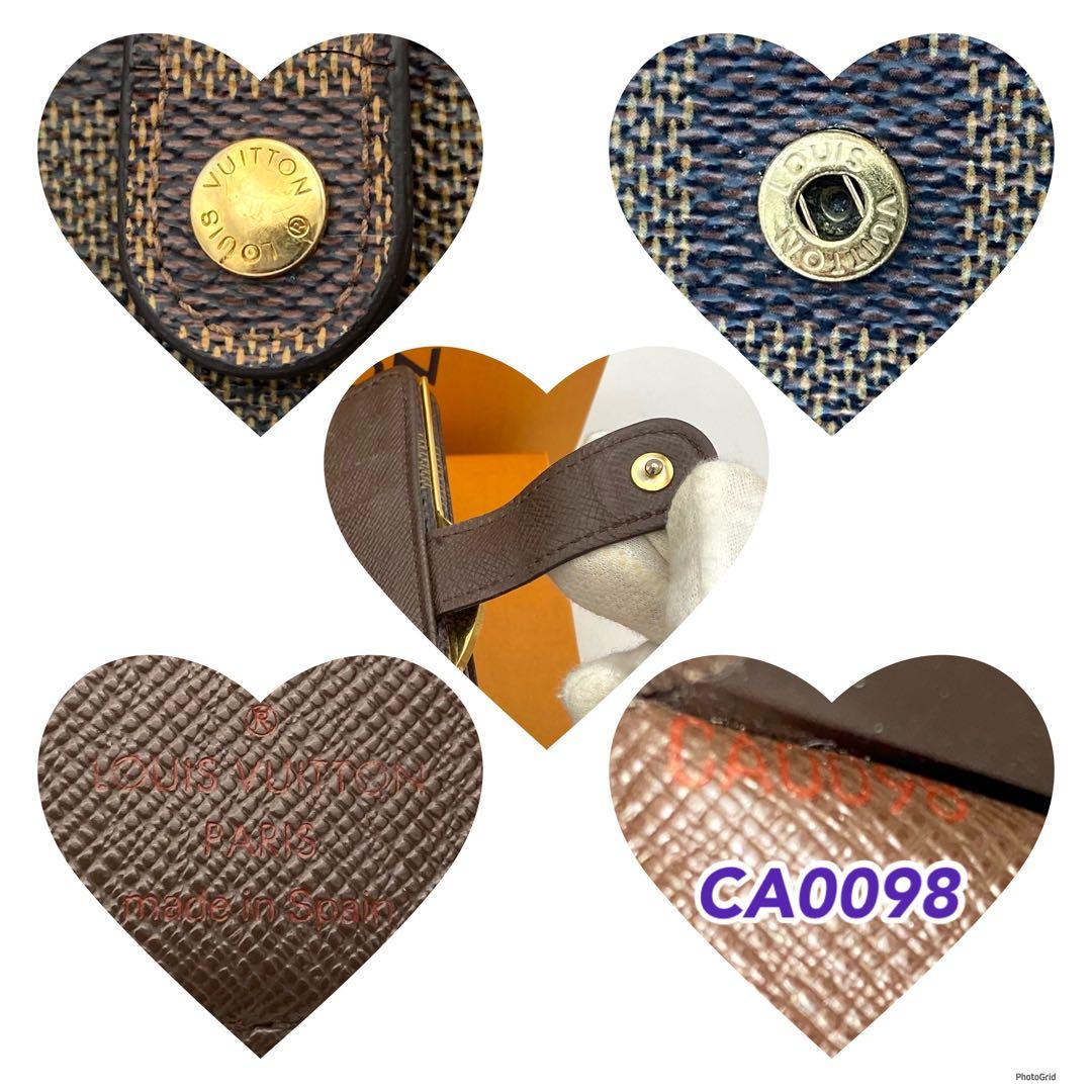 新型✨ルイヴィトン ダミエ ヴィエノワ がま口 折り財布