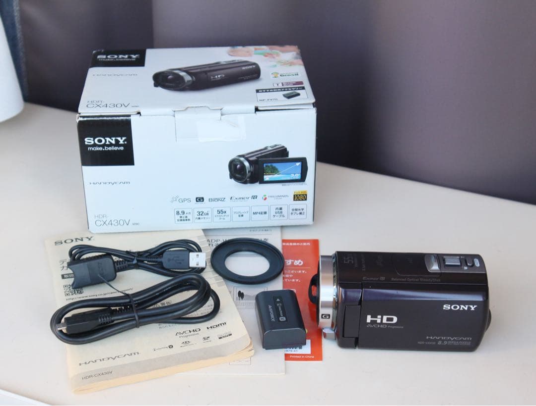 SONY HDR-CX430V 動作品