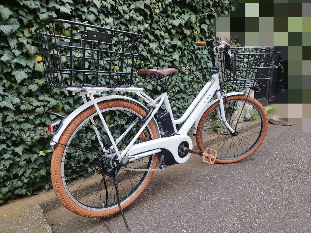 現行型バッテリー カラーコーデ ティモ S アクティブホワイト 26インチ