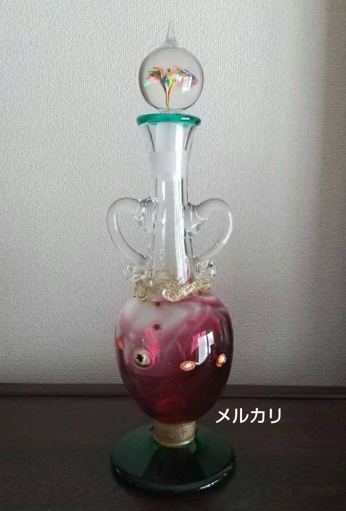 ガラス 工芸 カラフェ ?? デキャンタ ?? ヴェネチアンガラス ??