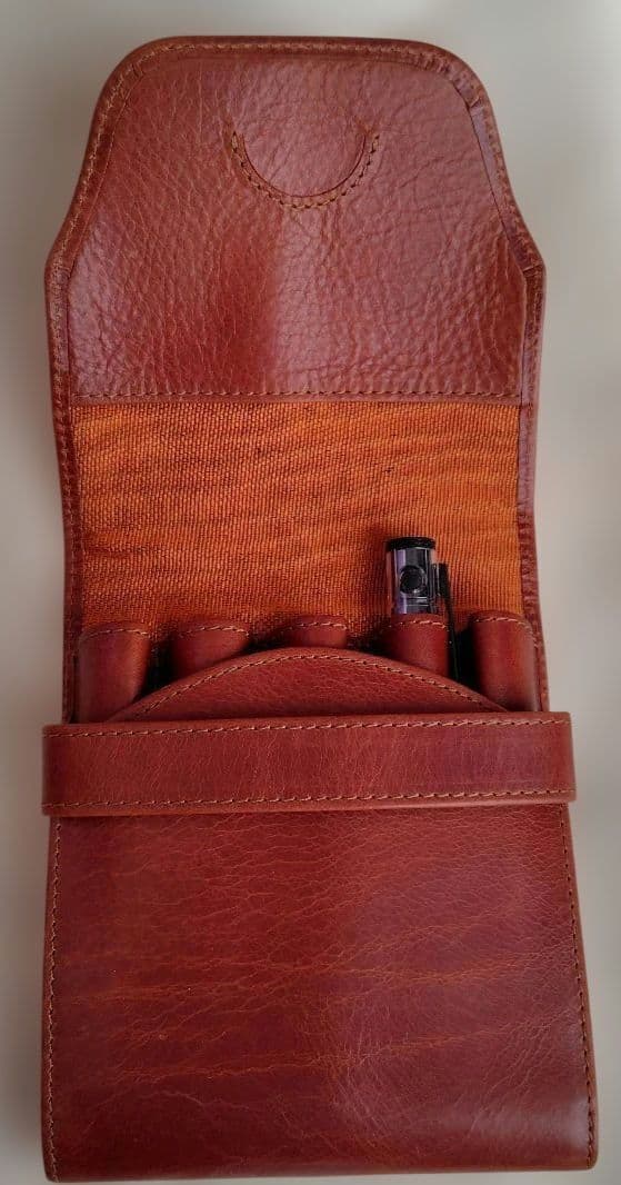 ガレンレザー　ペンケース　5本差し　レザーペンケース