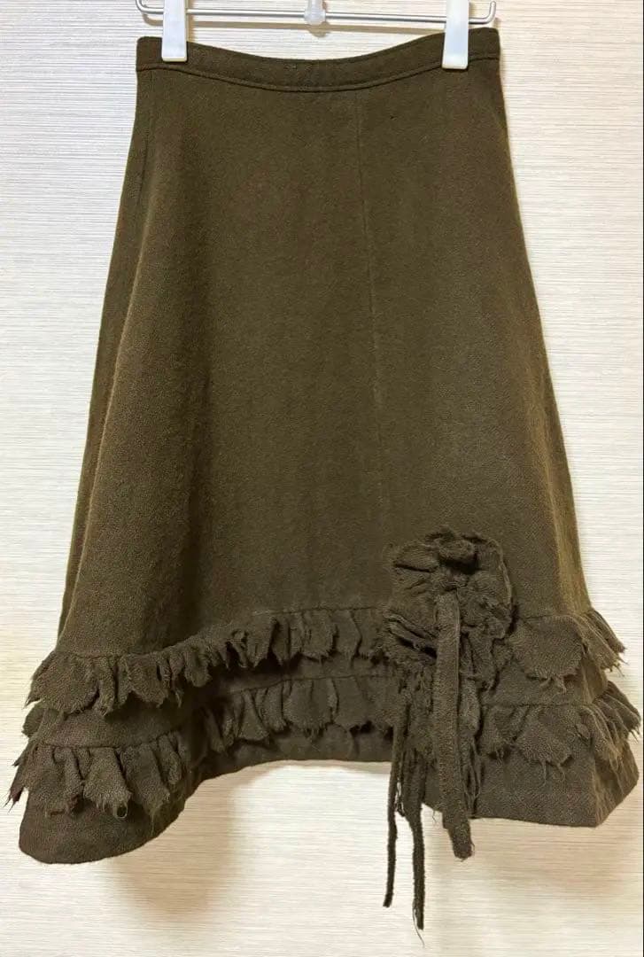 トリココムデギャルソン　モチーフスカート　ウール　ビンテージ　Mサイズ