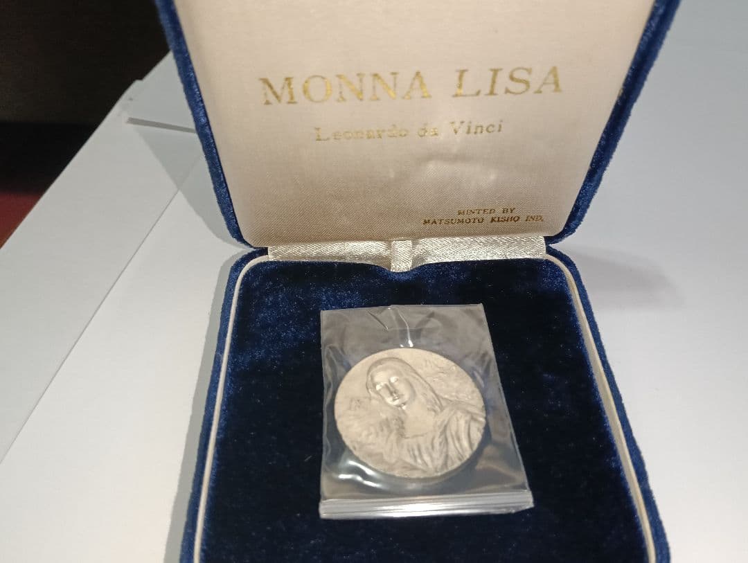 ✴*︎様 モナ・リザ来日祈念メダル 品位.999 純銀 モナ・リザ＆ダヴィンチ