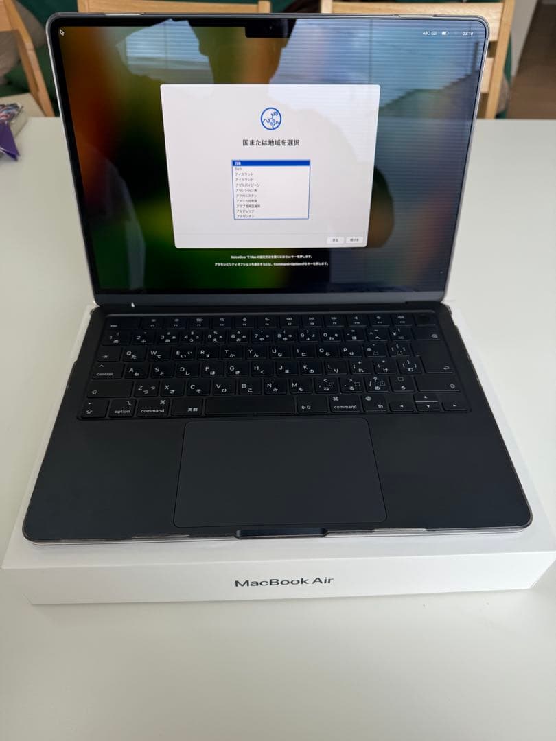 【美品】MacBookAir M2（メモリ8GB/SSD256GB）