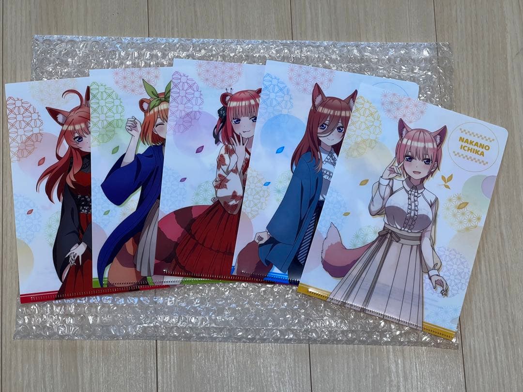 五等分の花嫁　クリアファイル　多数　まとめ売り