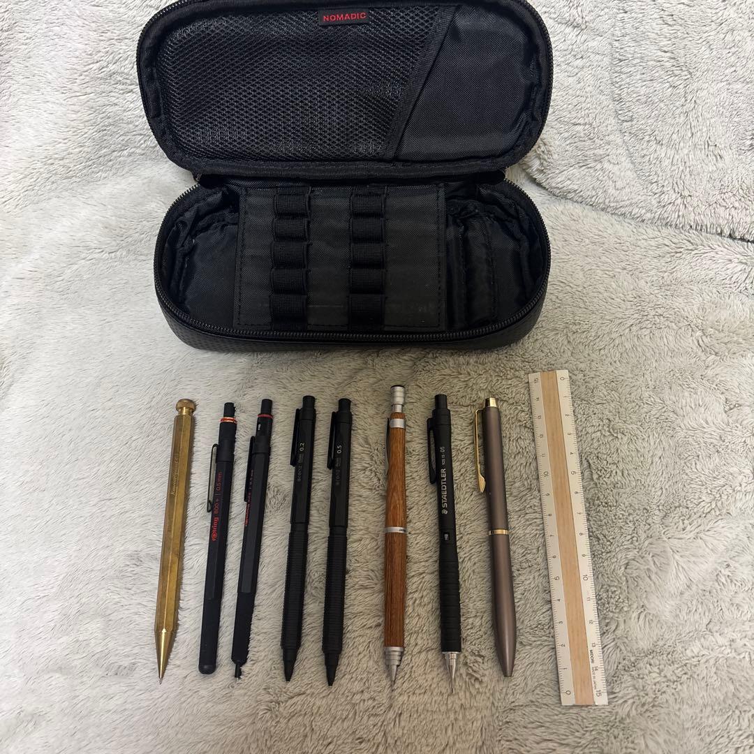 NOMADIC ブラック ペンケース ペンセット　カヴァのケース付き