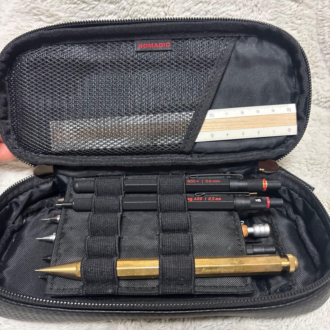NOMADIC ブラック ペンケース ペンセット　カヴァのケース付き