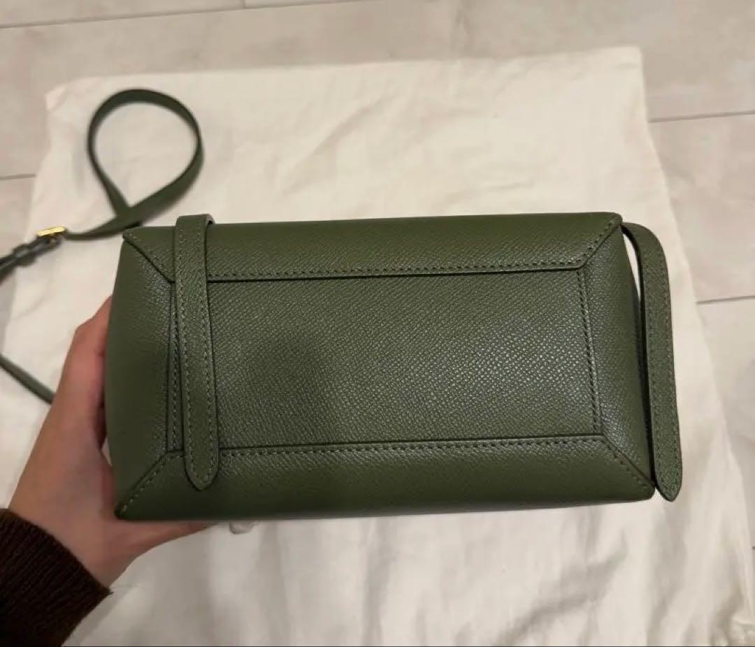 CELINEセリーヌ ベルトバッグナノ レザー