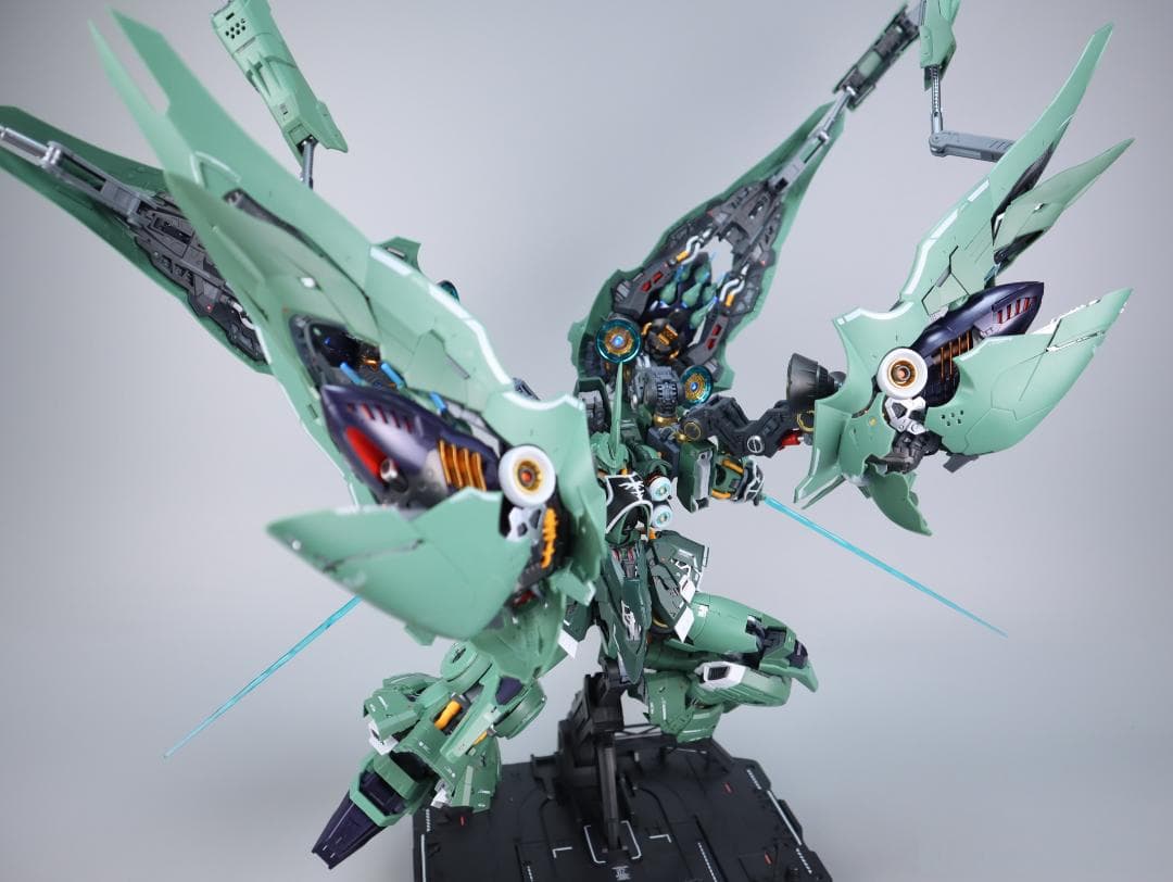 海外版 MGEX クシャトリア オシリス・エリアル アクシズ社 電飾パーツ付属有