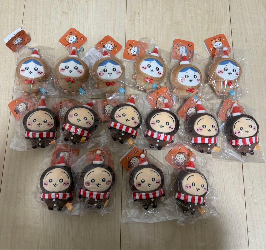 ちいかわ ジンジャーマンマスコット ハチワレ6体 うさぎ10体 新品未開封