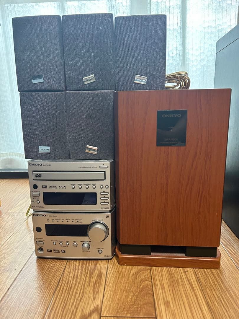 ☆オンキョー ONKYO 5.1ch ホームシアターシステム・DVDプレーヤー☆
