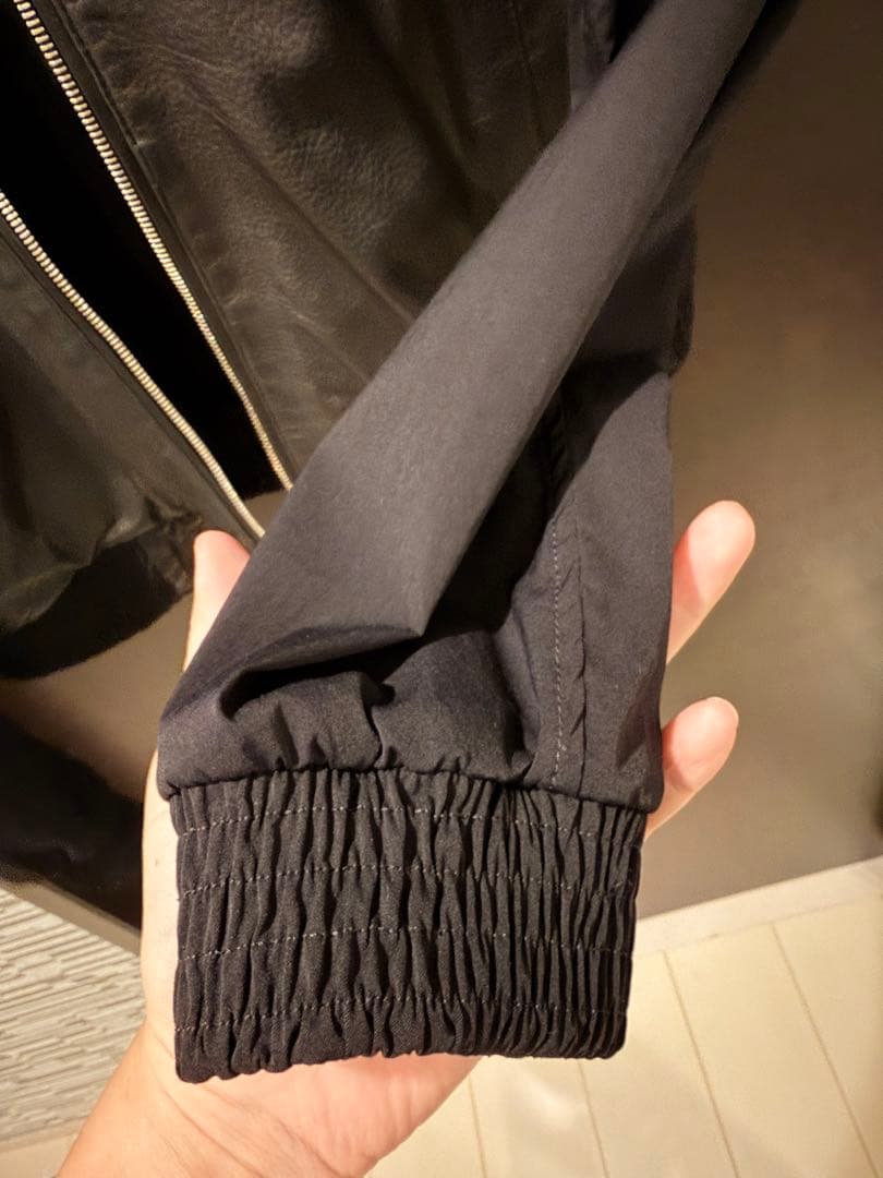 EMMETT ジャブスアルキヴィオ　シングルライダースジャケット 黒