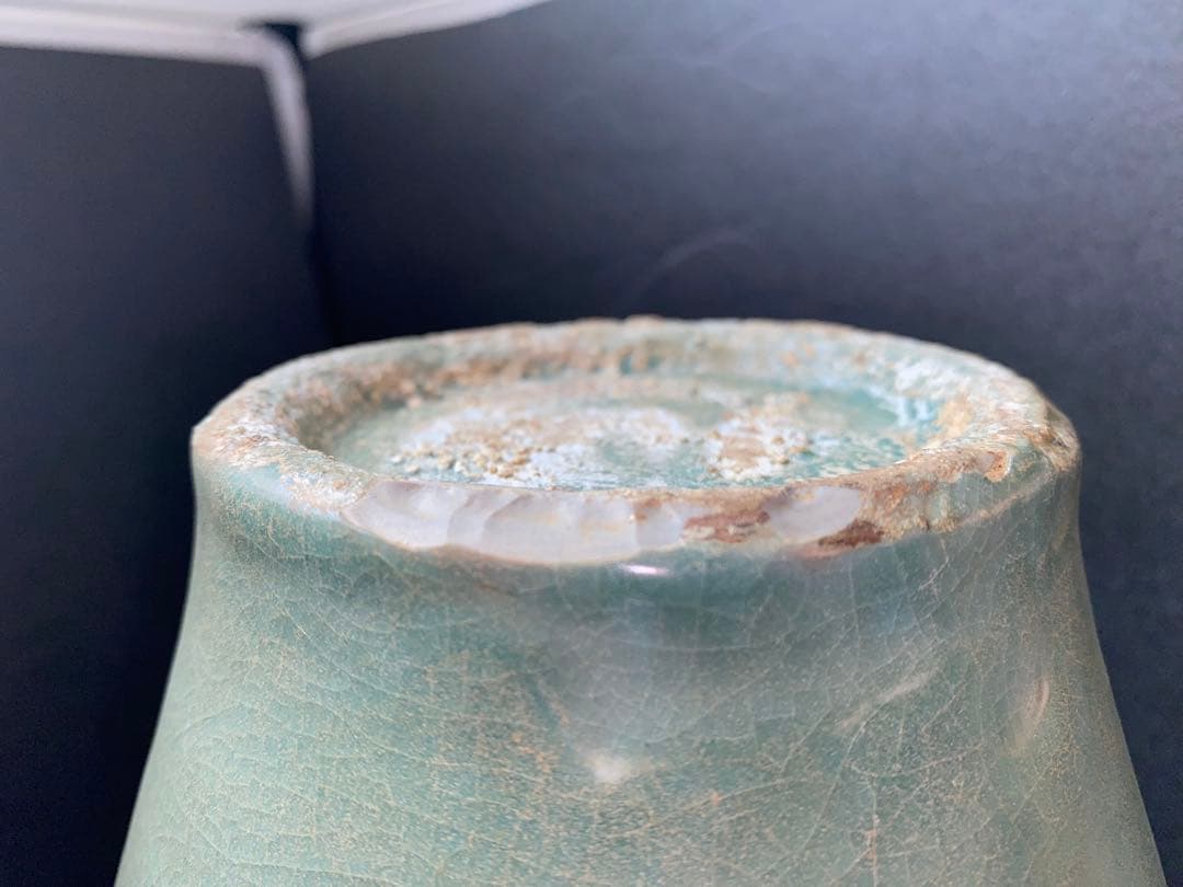 鉄絵 絵高麗　高麗青磁 花草紋 梅瓶　朝鮮 高麗 李朝 花瓶 骨董品 時代品