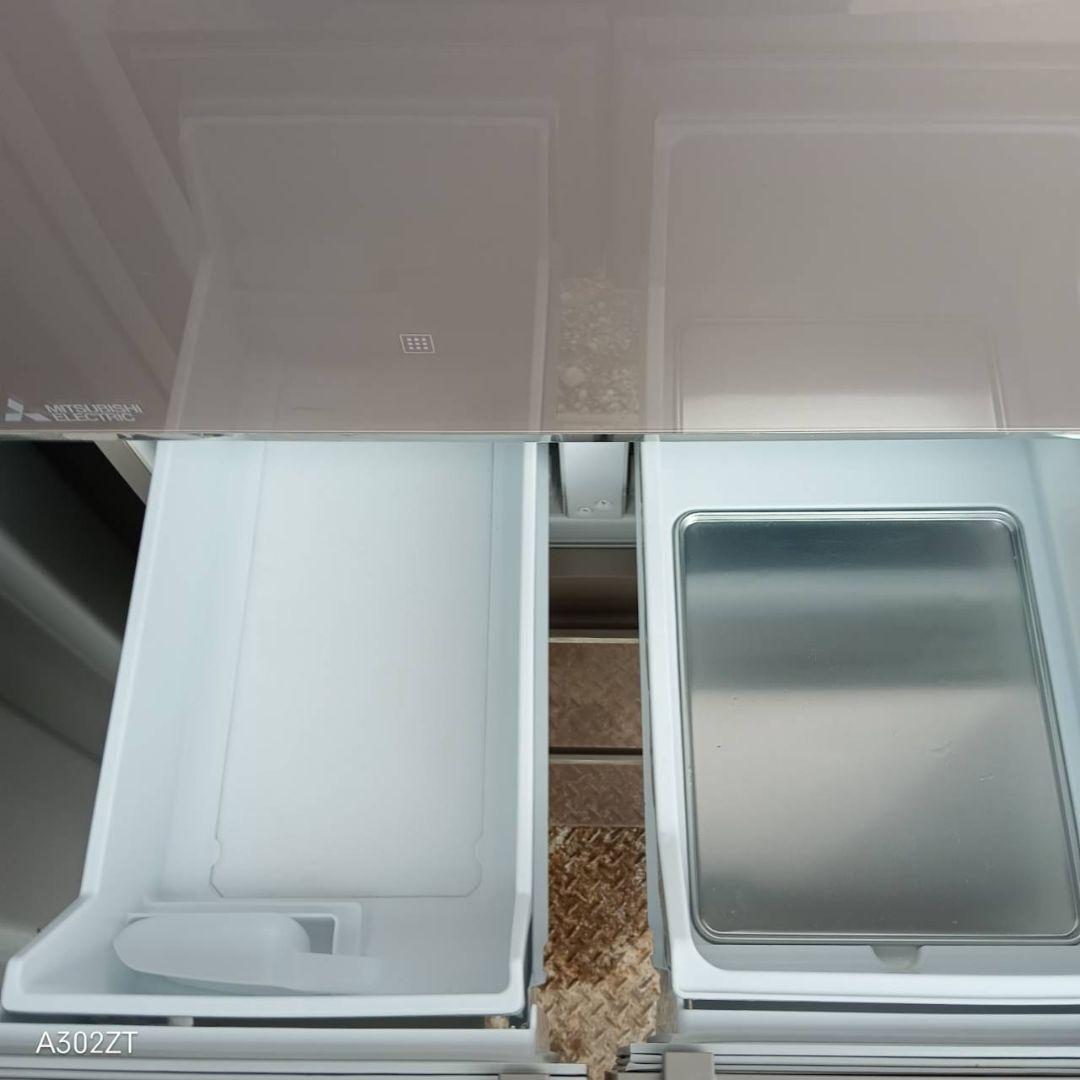 ⚪️送料設置無料　三菱　自動製氷機能付き大型冷蔵庫　455L