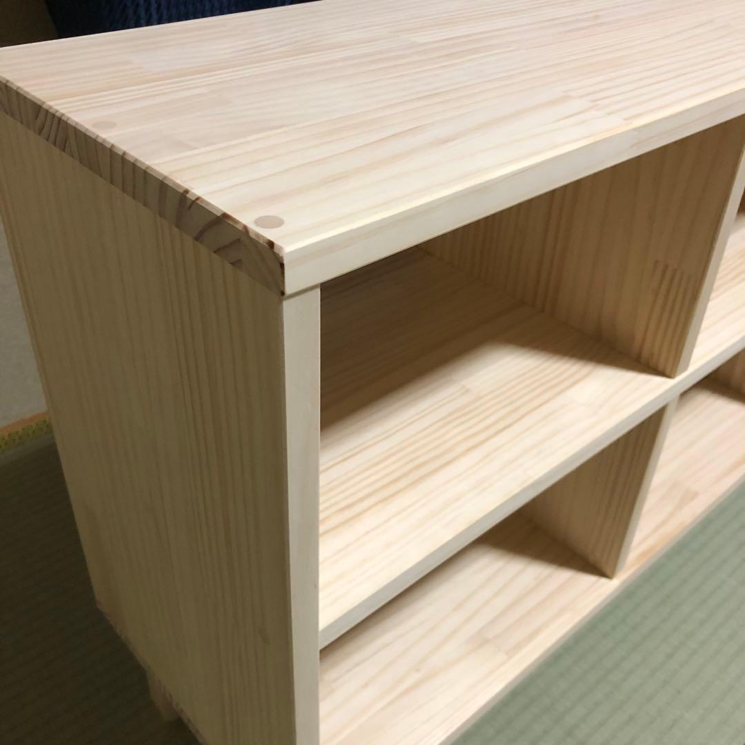 ハンドメイド　脚付き　格子棚　オーダー受け付けます