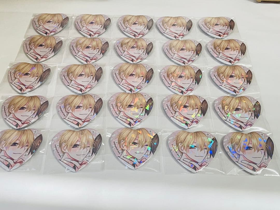 『ゆり』 こん運LAFARY 缶バッジ 銀河 50点