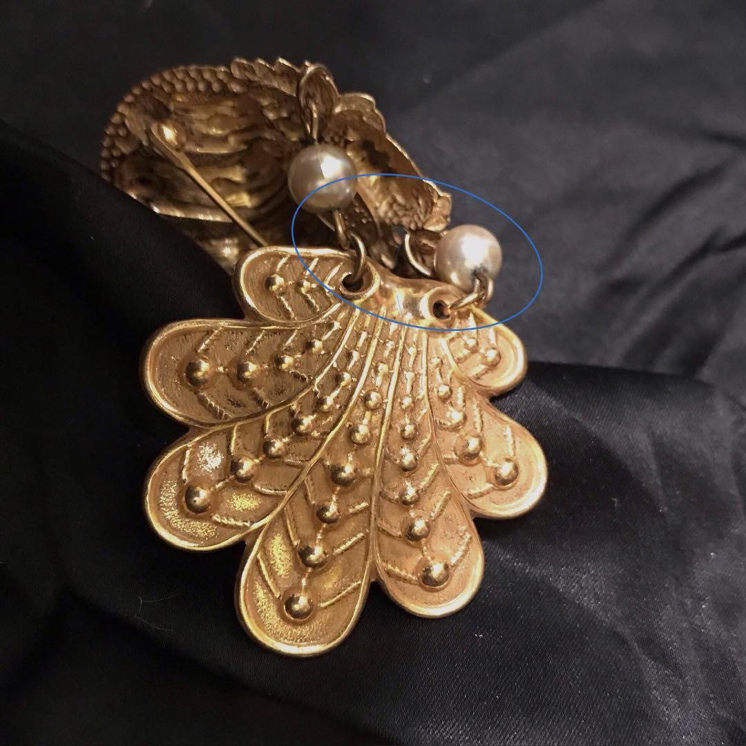 ミリアムハスケル　ブローチ　大ぶり　未使用品　美品　ヴィンテージ