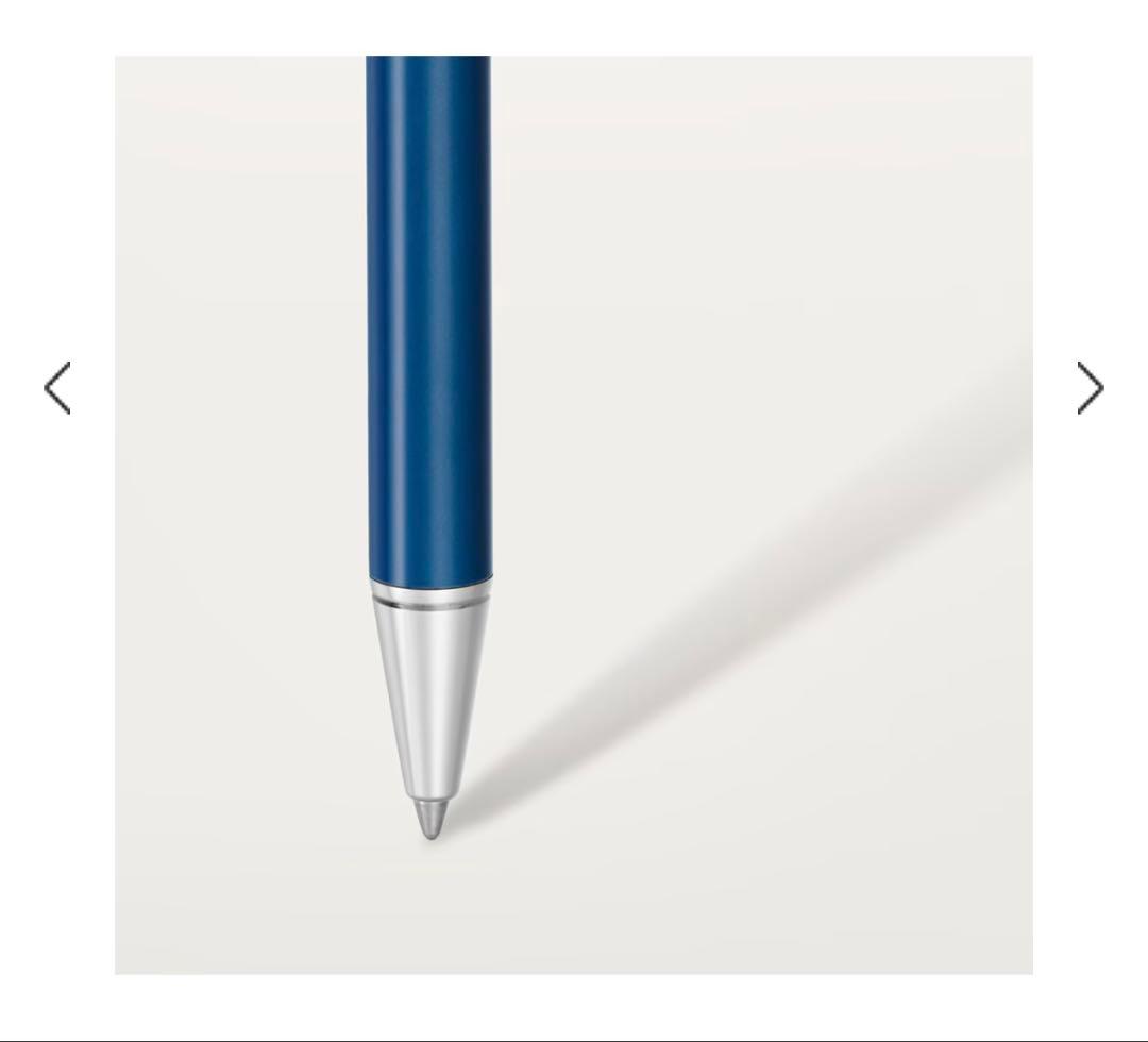 Cartier 青色ボールペン 専用ケース付き