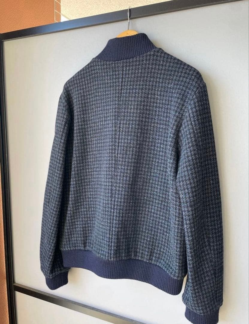 FRANK LEDER dogtooth ボンバージャケット