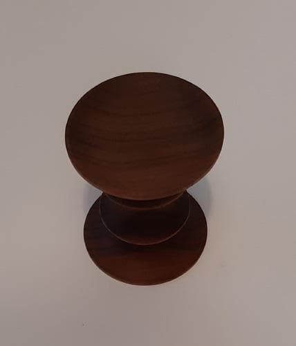 Vitra ミニチュア ウォルナットスツール Stool（Modell C)