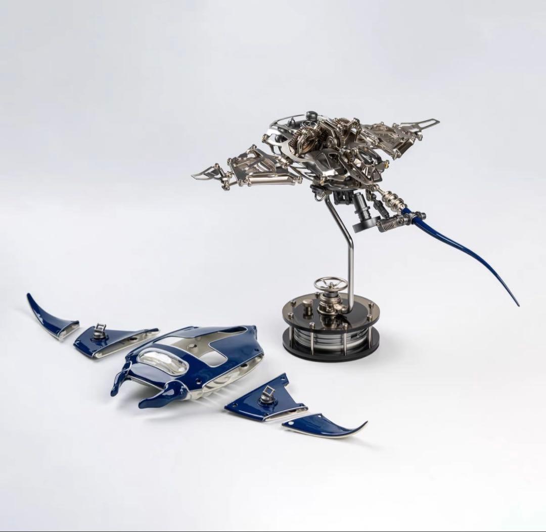 JX極械海神計画 01 3Dメタルパズル メカマンタ ブルー