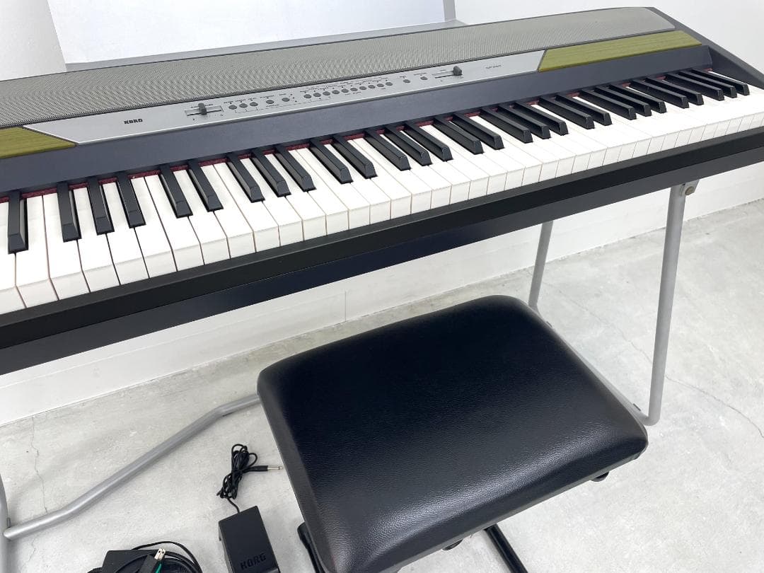 KORG コルグ SP-250 電子ピアノ 88鍵 スタンド、イス、ペダル付