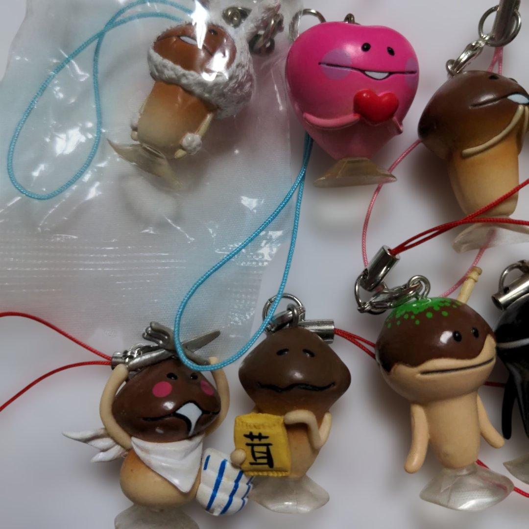 平成レトロ　おさわり探偵なめこ栽培キット　ストラップ　22個