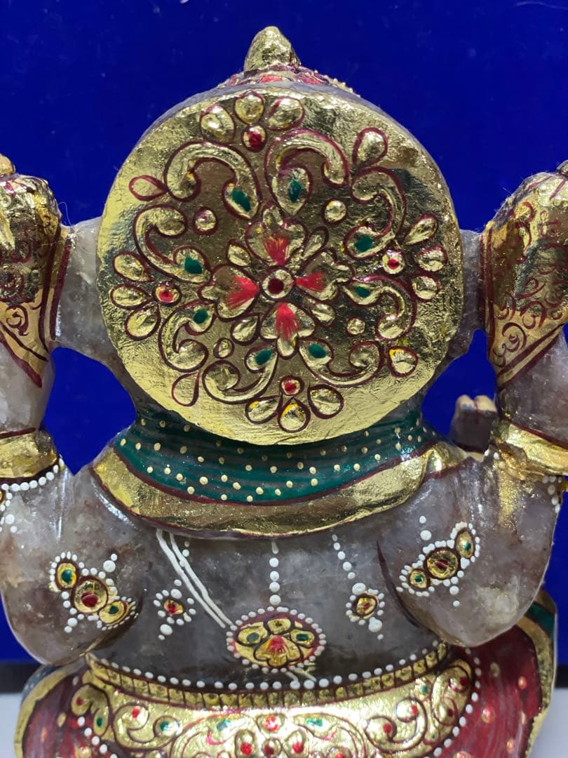 期間限定お値下げ！ ガネーシャ　特大　希少　置物　ラブラドライト