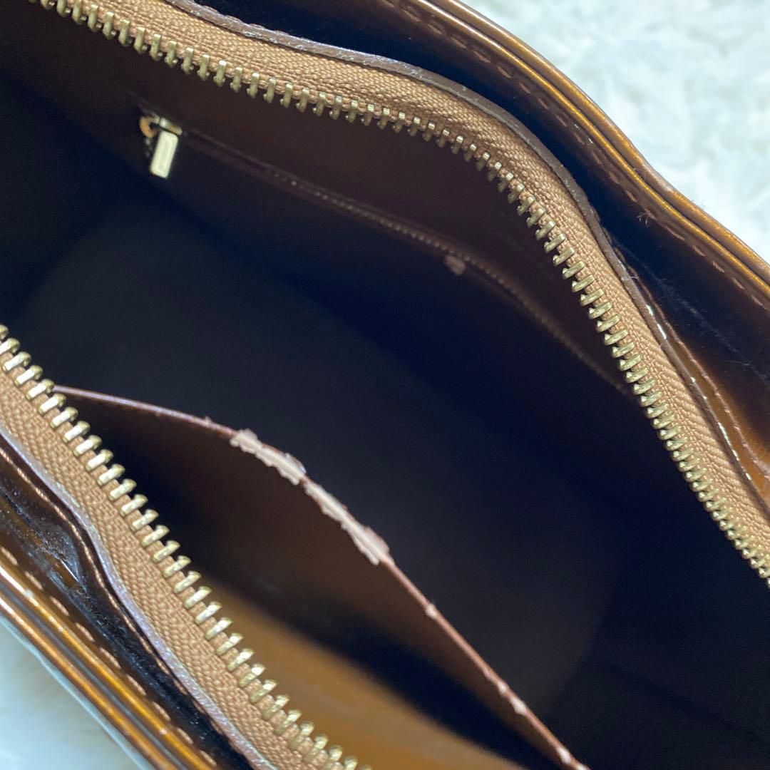 ルイヴィトン LOUIS VUITTON ヒューストン ヴェルニ ブロンズ