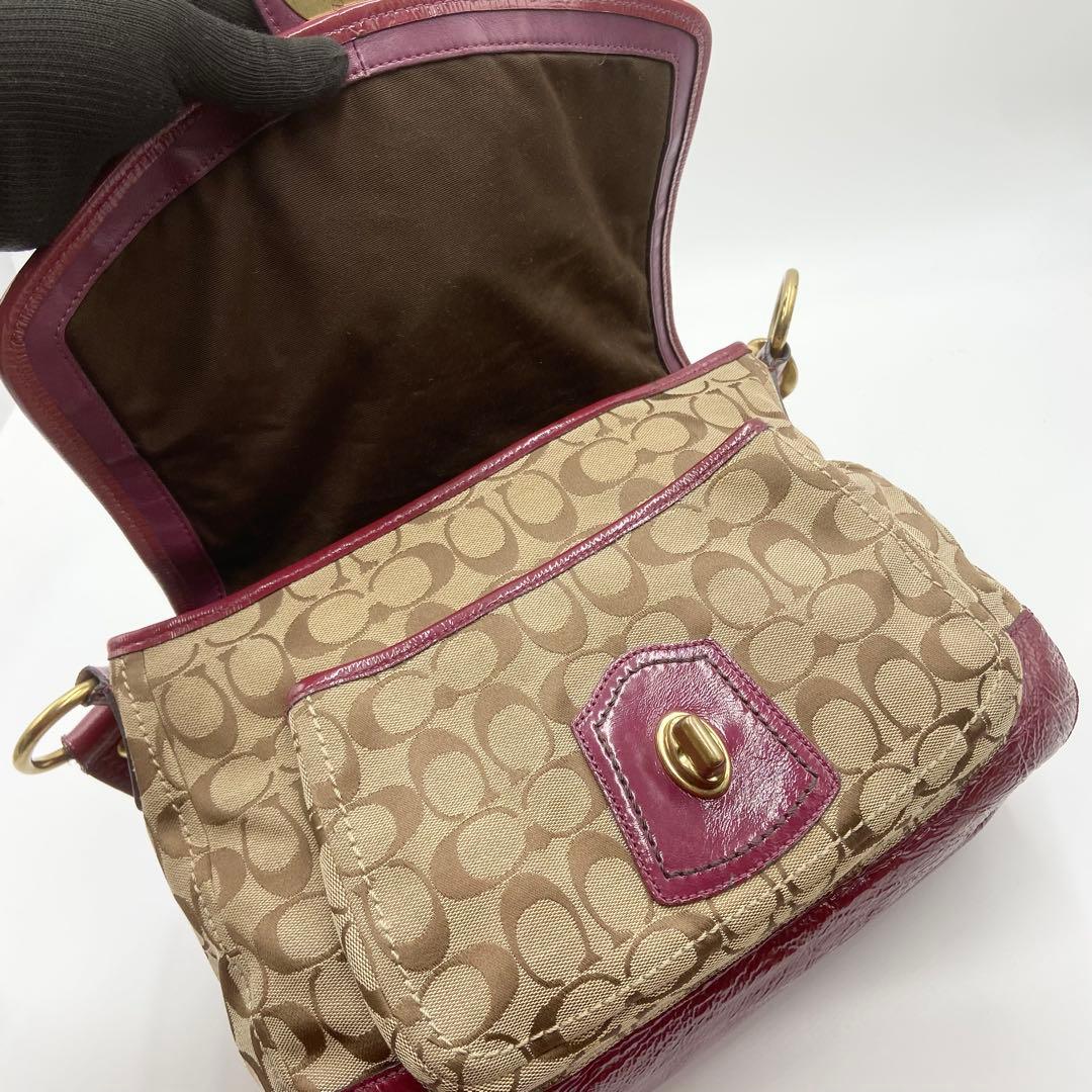 COACH コーチ　レガシー　y2k ワンショルダー　シグネチャー　キャンバス