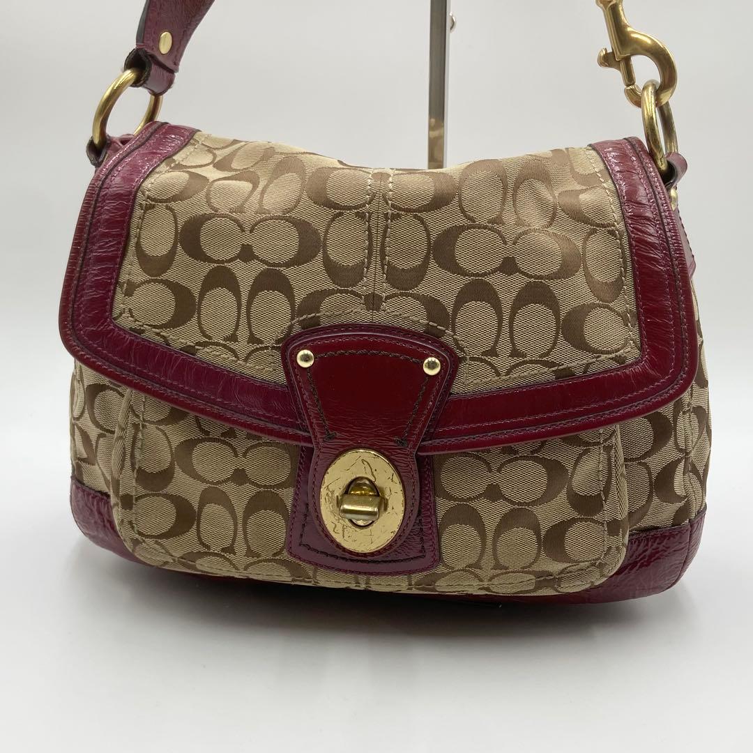 COACH コーチ　レガシー　y2k ワンショルダー　シグネチャー　キャンバス