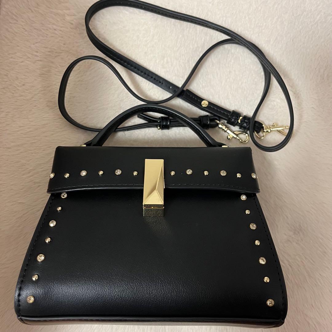 セルフォード　リュタンビジュースタッズポシェット　CELFORD ブラック