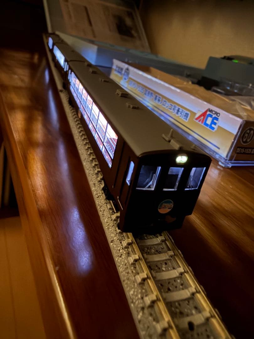 マイクロエースDE15-1535富良野・美瑛ノロッコ号牽引機 A1486室内灯付