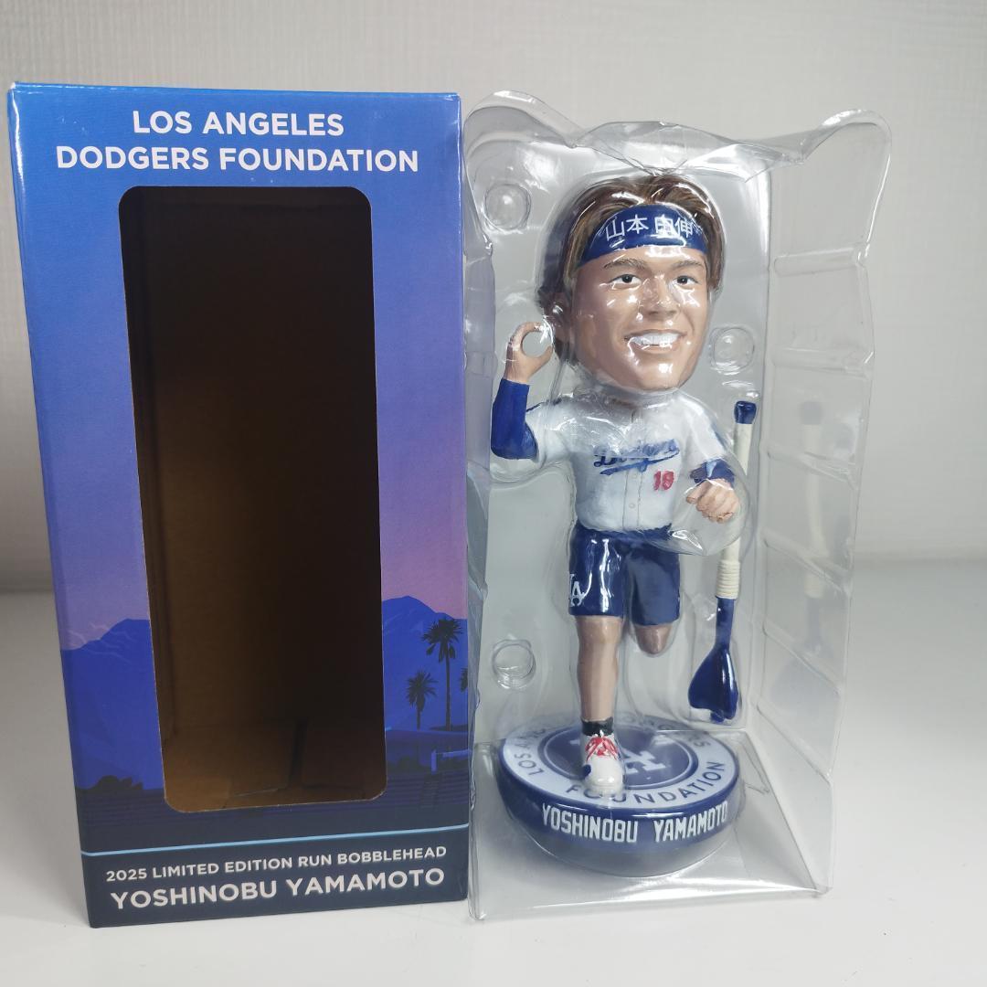 山本由伸 ドジャース サンセットラン ボブルヘッド 大谷翔平 非売品 h87T