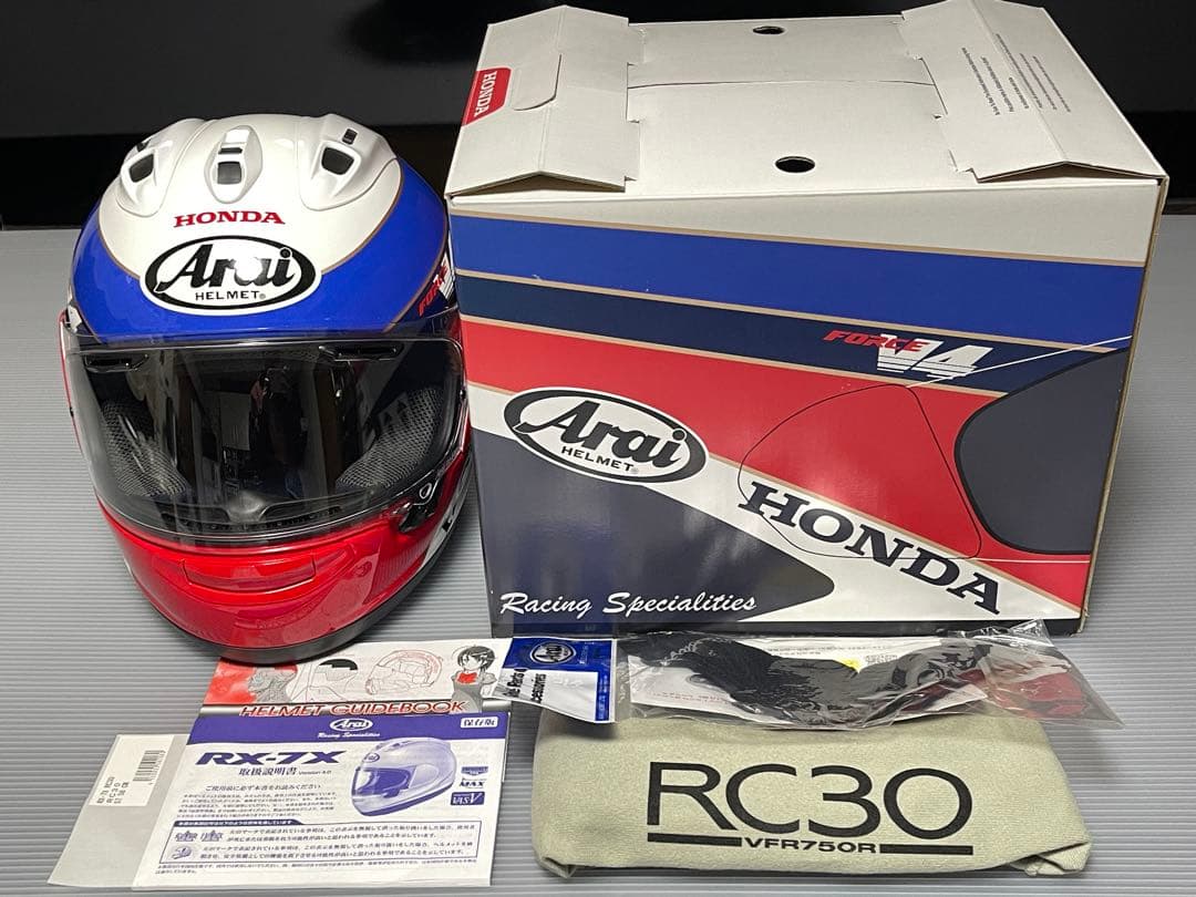【美品 希少】 ARAI×HONDA RX-7X RC30 Mサイズ 30周年