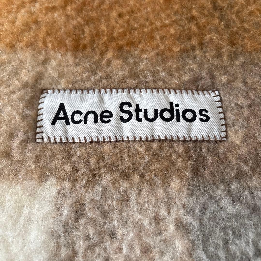Acne Studios モヘアチェック　マフラー