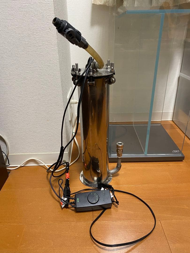 自作水槽用ステンレスインラインヒーター