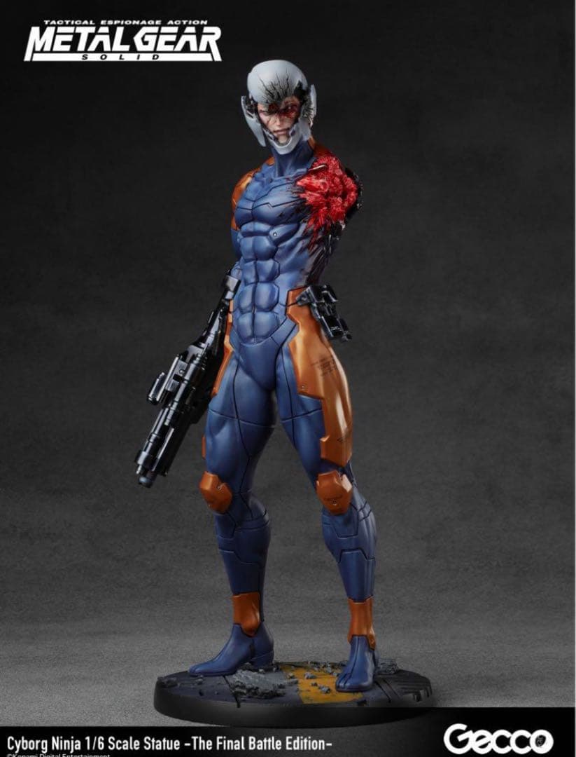 gecco メタルギアソリッド　サイボーグ忍者　 ダメージ版　1/6 スタチュー