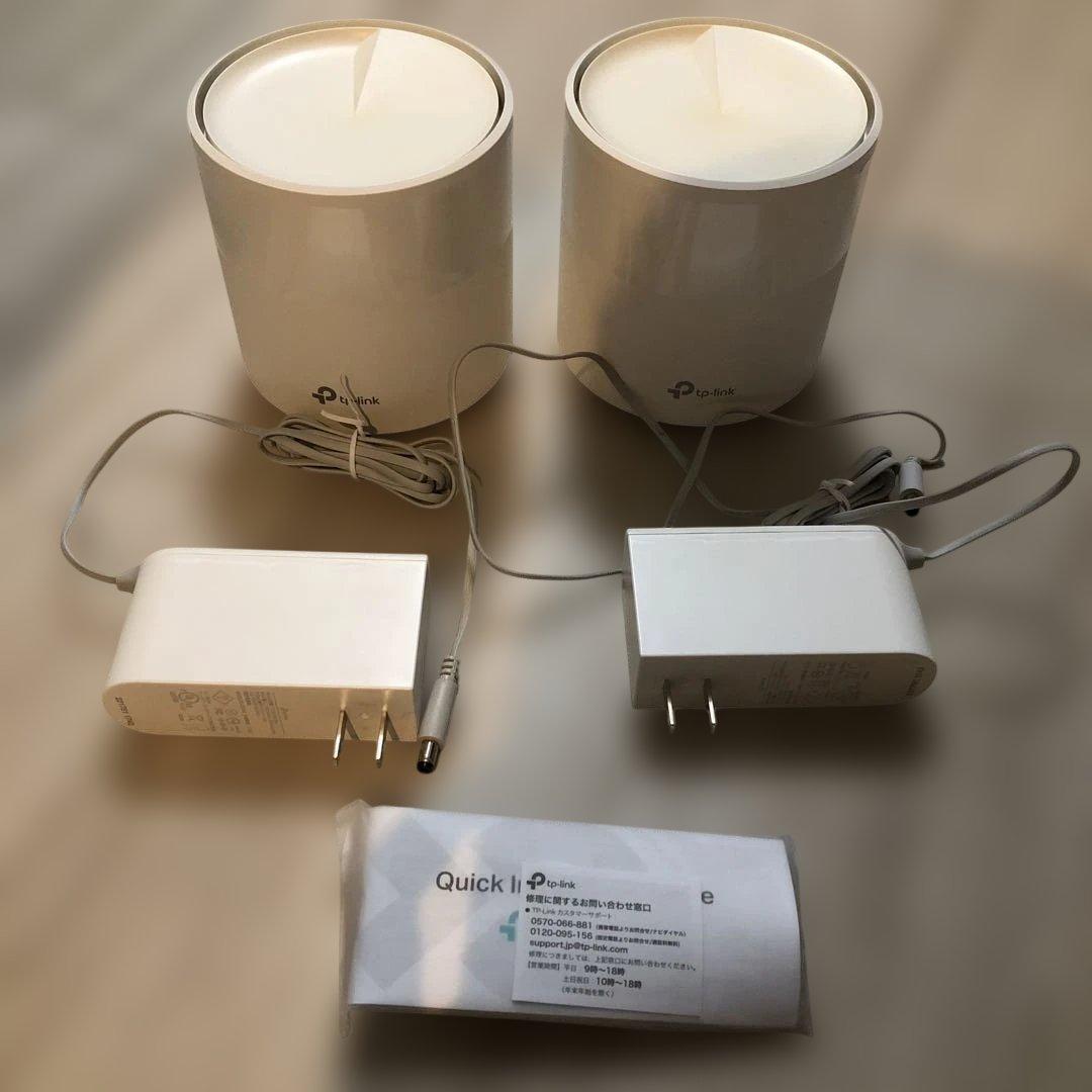 deco X20 AX20 デュアルバンドWi-Fi6 ルーター　２個セット